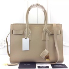 Borse YSL Albicocca Downtown Tote in pelle di mucca