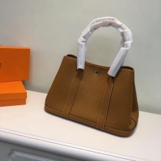 Hermes Garden Party borsetta piccola 31 cm marrone