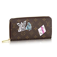 Louis Vuitton P00179 Portafoglio Zippy My World Tour Monogram Canvas
