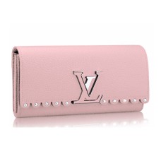 Portafoglio Louis Vuitton Capucines M64103 in pelle Taurillon