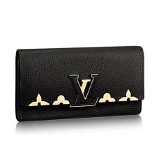 Portafoglio Louis Vuitton Capucines M64551 in pelle Taurillon