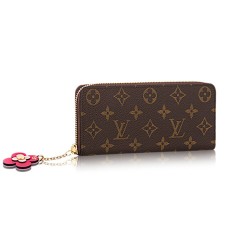 Louis Vuitton Portafoglio Clemence M64201 Tela Monogram