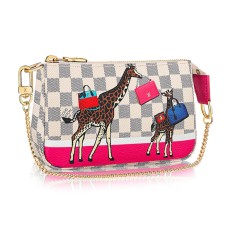 Louis Vuitton Mini Pochette Accessori N62200 Tela Damier Azur