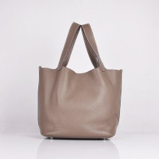 Borsa Hermes in pelle di vitello 8616 grigio scuro