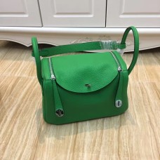 Borsa Hermes Lindy 30cm Verde Argento