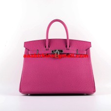 Hermes Birkin 30 cm Togo borse in pelle rosa argento