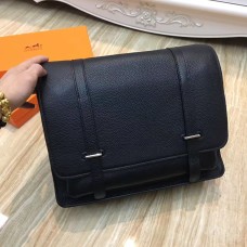 Hermes Steve Uomo Borsa a tracolla in pelle nera