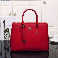 Borsa Prada Galleria 2274 Pelle Saffiano 33cm Rossa