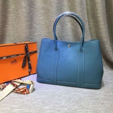 Hermes Garden Party borsetta grande 36 cm blu