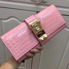 Pochette Hermes Medor 29cm Cocco Rosa