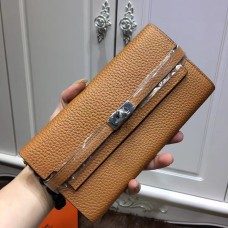 Hermes Kelly Portafoglio Togo Pelle Camel