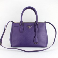 Borsa Prada Galleria 1801 Pelle Saffiano 30cm Viola
