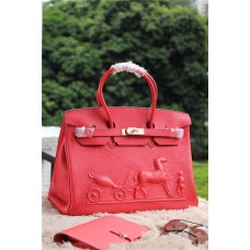 Hermes Birkin Cavallo Togo Pelle Rossa 35cm