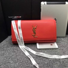 Pochette YSL Saint Laurent 27cm Pelle liscia rossa