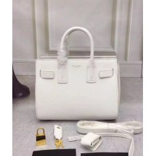 Saint Laurent Borsa Sac De Jour Piccola Bianca 22cm