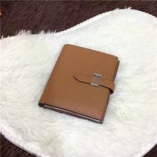 Portafoglio Hermes Bi-Fold H006 caffè chiaro