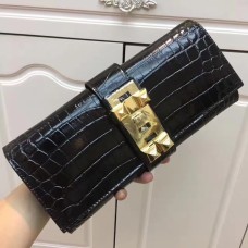 Pochette Hermes Medor 29cm Cocco Nero