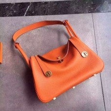 Borsa Hermes Lindy 30cm Arancio Oro