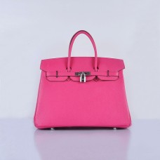 Hermes Birkin 35cm Togo borse in pelle rosa argento