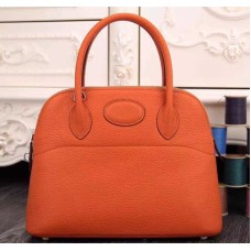Borsa Hermes Bolide 31 cm Togo in pelle arancione