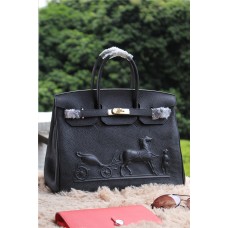 Hermes Birkin Cavallo Togo Pelle Nera 35cm