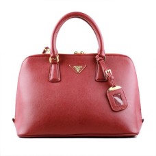 Prada 0812 Borsa tote con motivo croce rossa