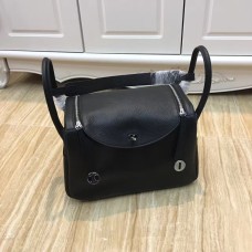 Borsa Hermes Lindy 30cm Nero Argento