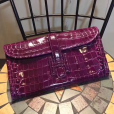 Pochette Hermes Jige 29cm Cocco Viola