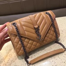 Borsa a tracolla busta YSL di alta qualità 23 cm Albicocca
