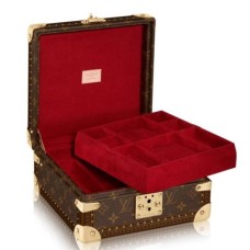 Louis Vuitton M13513 Jewelry Box Hardside Bagaglio Monogram Tela
