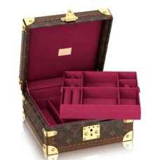 Louis Vuitton M20040 Jewelry Box Hardside Bagaglio Monogram Canvas
