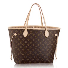 Louis Vuitton M40156 Neverfull MM Borsa a tracolla Monogram Canvas