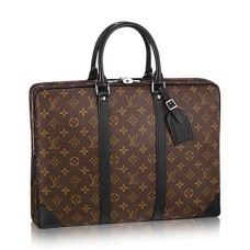 Louis Vuitton M40225 Porte-Documents Voyage Valigetta Monogram Macassar Canvas