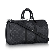 Louis Vuitton M40569 Keepall Bandouliere 45 Borsone Monogram Eclipse Canvas