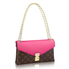 Louis Vuitton M41468 Borsa a tracolla con catena Pallas Monogram Canvas