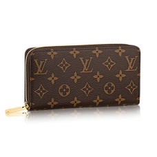Louis Vuitton M42616 Zippy Portafoglio Monogram Tela