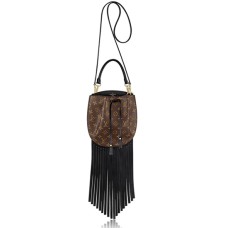 Louis Vuitton M43132 borsa a tracolla con frange Noe tela monogramma
