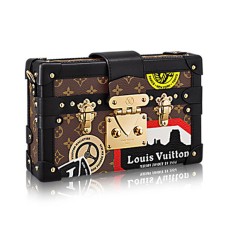 Louis Vuitton M43229 Petite Malle World Tour Borsa a tracolla Monogram Canvas
