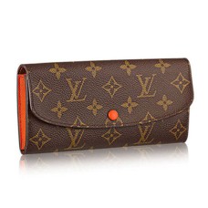 Louis Vuitton M60696 Emilie Portafoglio Monogram Tela