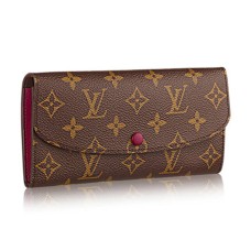 Louis Vuitton M60697 Emilie Portafoglio Monogram Tela