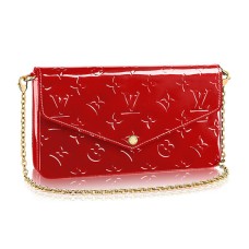 Louis Vuitton M61293 Pochette Felicie Catena Portafoglio Monogram Vernis