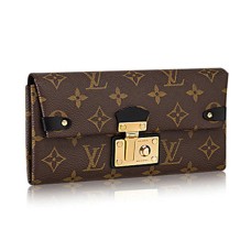 Louis Vuitton M61499 Portafoglio a catena triangolare Monogram Canvas