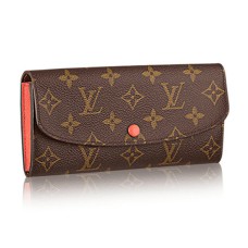 Louis Vuitton M61578 Emilie Portafoglio Monogram Tela