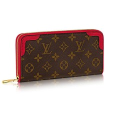 Louis Vuitton M61854 Zippy Portafoglio Retiro Monogram Tela