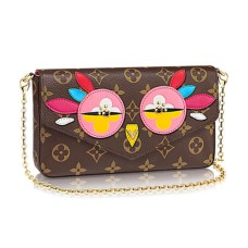 Louis Vuitton M62416 Pochette Felicie Catena Portafoglio Monogram Tela