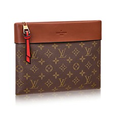 Louis Vuitton M64035 Pochette Tuileries tela rivestita con monogramma