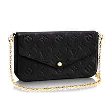 Louis Vuitton M64064 Pochette Felicie Catena Portafoglio Monogram Empreinte Pelle