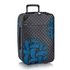Louis Vuitton N23006 Pegase Legere 55 Bagaglio a rotelle Damier Graphite Canvas