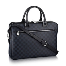 Louis Vuitton N41347 Porte-Documents Business Valigetta Damier Cobalt Canvas