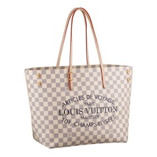Louis Vuitton N41375 Cabas MM Borsa a spalla Damier Azur Canvas